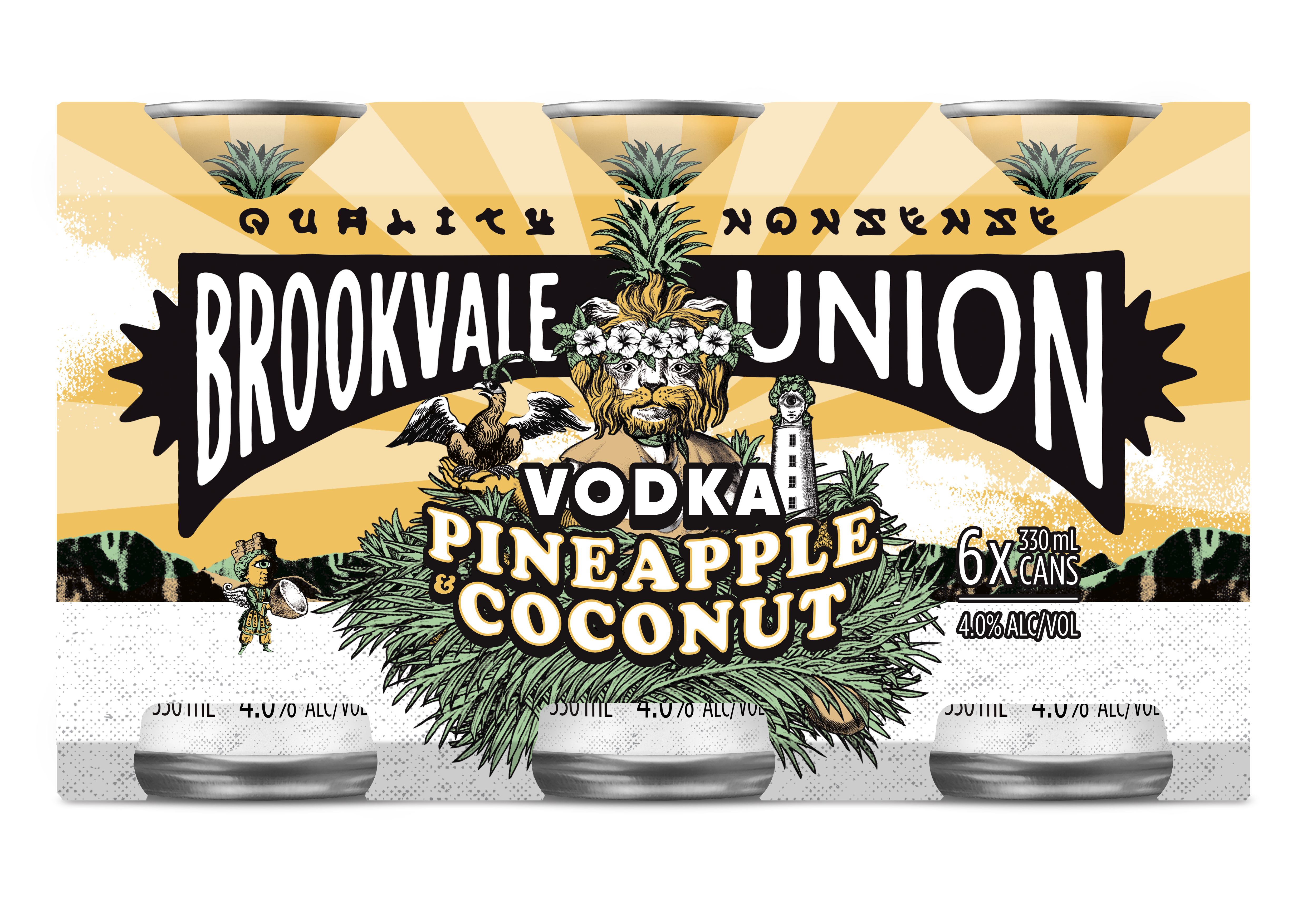 Vodka Pineapple & Coconut - 6 PACK