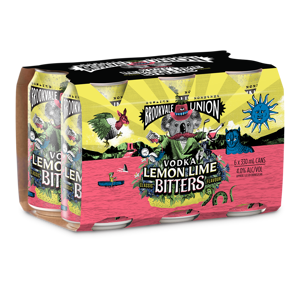 Vodka Lemon Lime Bitters - 6 Pack